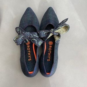 Rothy’s Forest Herringbone Mary Janes